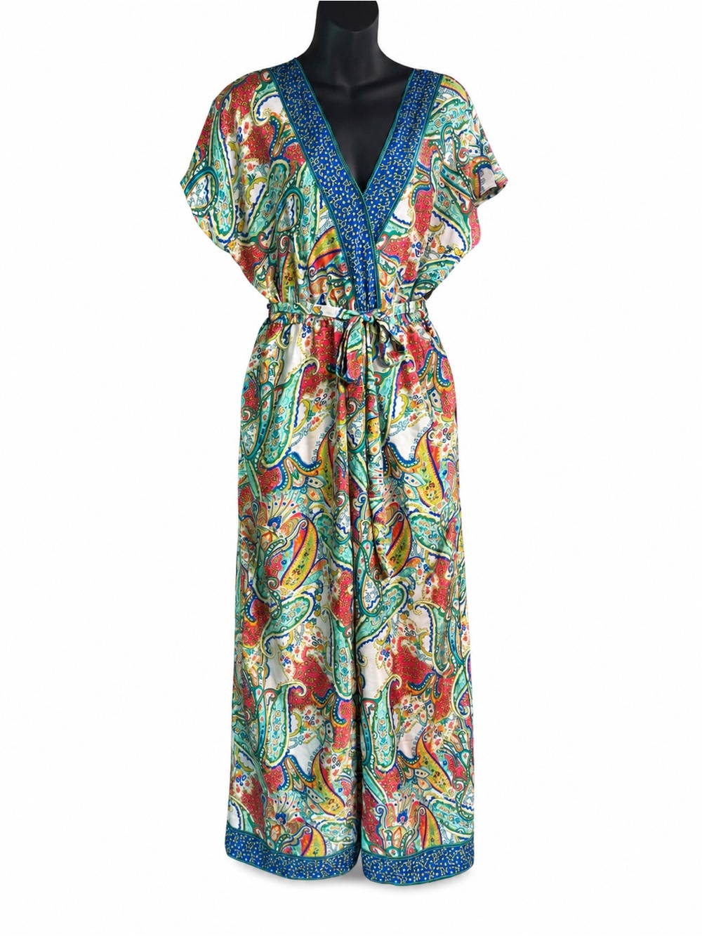 Me 2 Magic bohemian paisley-print wide-leg jumpsuit large
